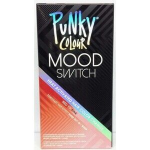 3x Punky Colour Mood Switch Heat Activated Hair Dye Red to Pink